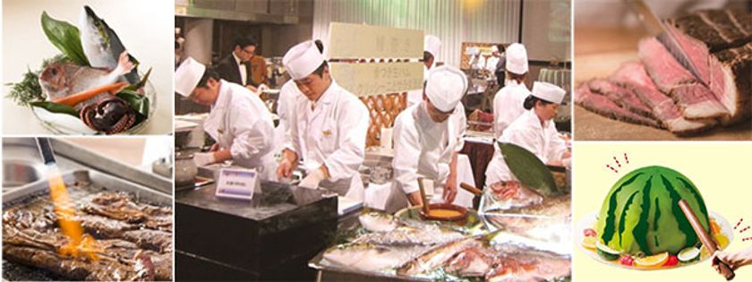 ＜ホテル阪急エキスポパーク＞ 毎年恒例 宴会場での夏イベント
サマーバイキング2017　～和洋中グルメスタジアム～
2017年8月11日(金・祝)・12日(土)・13日(日)