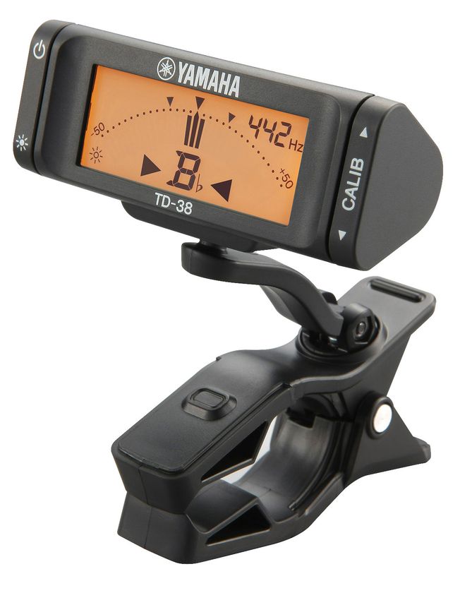 楽器に直接取り付けて使用できる超小型・軽量の
ヤマハ クリップオンチューナー「TD-38L/S」を発売
