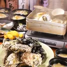 牡蠣とムール貝のガンガン蒸し食べ放題コース