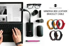 イタリア本革製、ブレスレット型Lightningケーブル