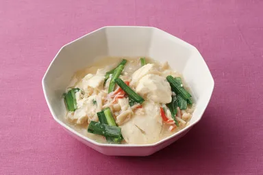 豆腐とえのきの中華煮