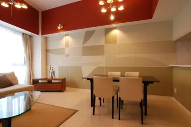 ベンジャミンムーアペイントで彩ったリビング