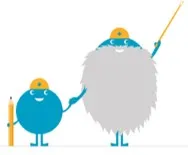 プログラム・キャラクター：ボーサイくん、ゲンサイ先生