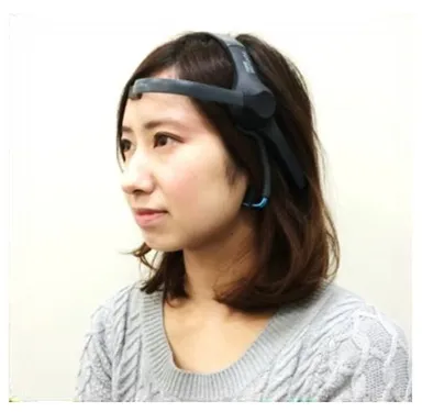 「感性アナライザ(※3)」装着による、感性検証イメージ