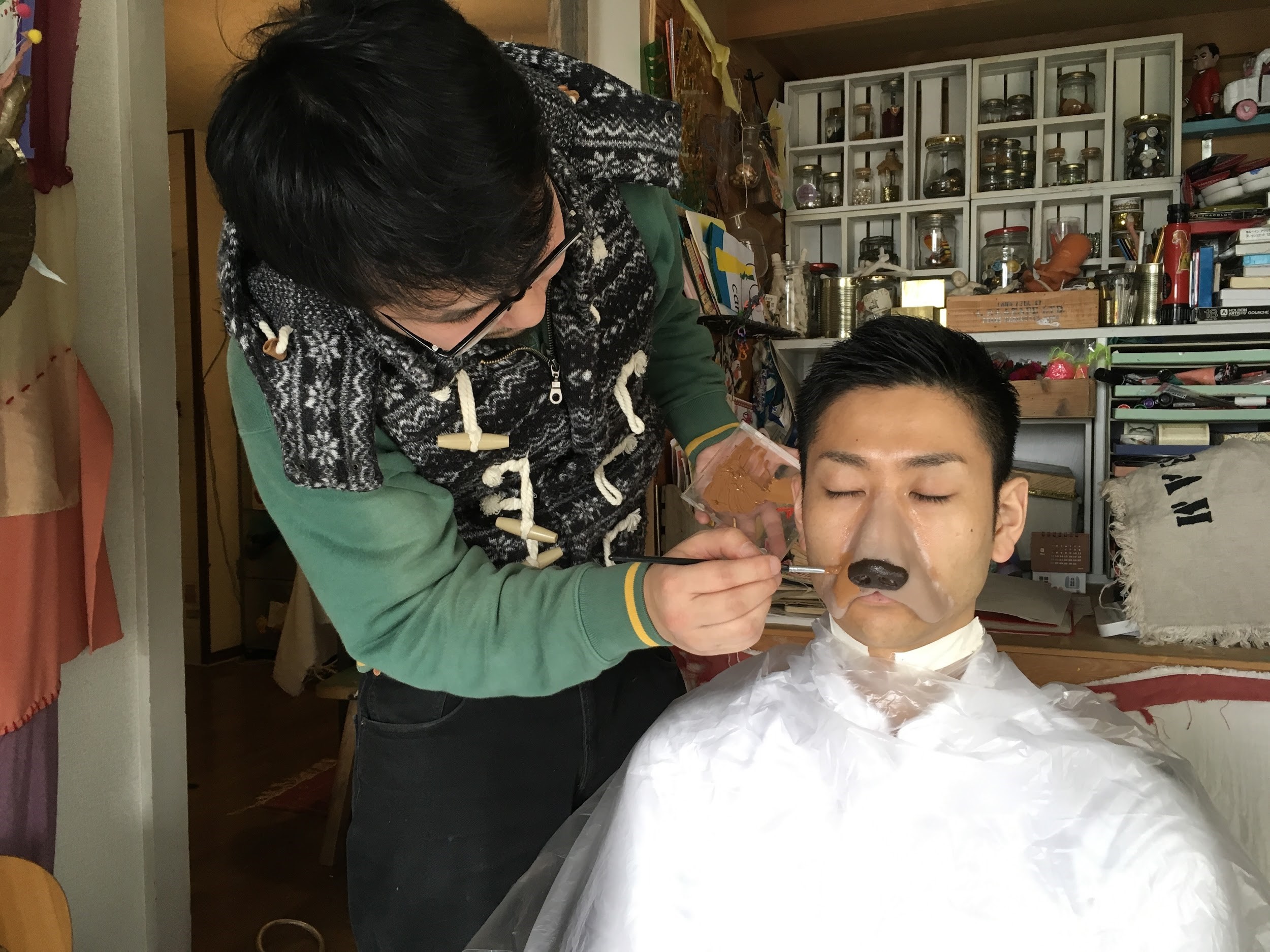 【ベストコレクション】 化粧 を 施す 153180