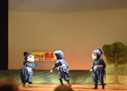 乱太郎、きり丸、しんべヱの３人組がニャンまげ劇場に登場！
