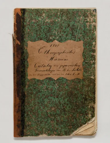 「民族誌博物館　シーボルトによる日本コレクションの目録」　ミュンヘン五大陸博物館蔵 (C)Museum Funf Kontinente, Munich (MFK)