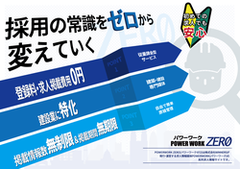 建設業界の人材不足を解消！業界別に仕事を探せるパワーワーク産業専門従量課金型求人サイト提供開始