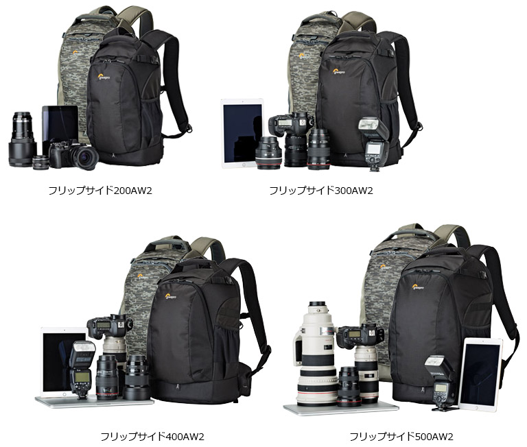 プロ向けカメラバッグで人気のLowepro（ロープロ）から定番バック