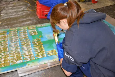 山車制作の様子1