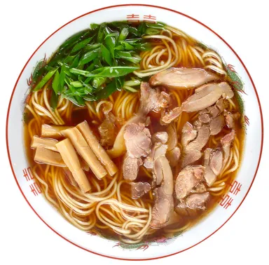 とり中華そば(真俯瞰)