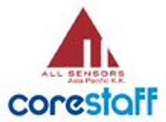 オールセンサーズアジアパシフィック株式会社、コアスタッフ株式会社のロゴ