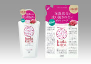 保湿成分が洗い流されないボディソープ　『hadakara(ハダカラ)』から『hadakara ボディソープ ピュアローズの香り』新発売