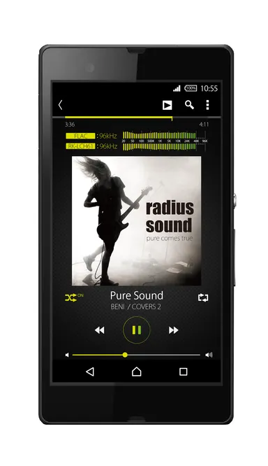 NePLAYER Android 画面イメージ