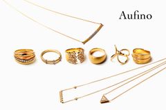 新ジュエリーブランド『Aufino』伊勢丹 新宿店で常設販売　バリエーション豊かなデザインが可能な22金を独自製法で開発