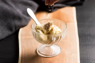 カカオニブ バニラアイス