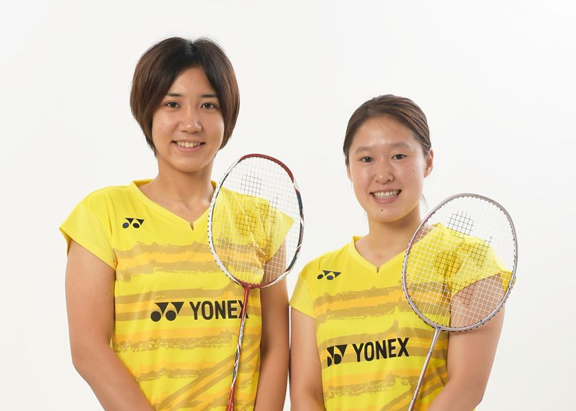 バドミントン日本代表 女子ダブルスペア
福万 尚子・與猶 くるみ移籍加入のお知らせ
