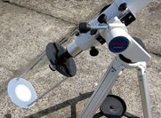 天体望遠鏡を使用した太陽観察イメージ　