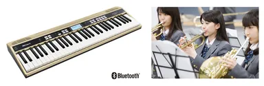 吹奏楽や合唱の基礎練習に適した専用キーボード『JUSTY』