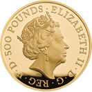 500ポンド金貨(5オンス)表面