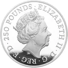250ポンド銀貨(20オンス)表面