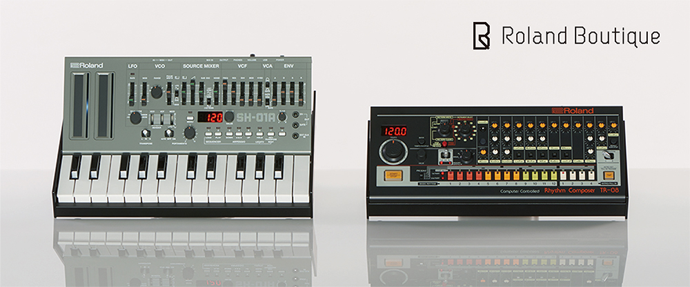 音楽シーンに大きな影響を与えたリズム・マシンの名機「TR-808」、シンセサイザー「SH-101」をコンパクトなボディに凝縮した2モデルを発売