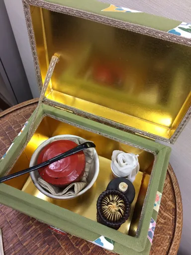 インテリア茶箱 1KS型 加賀友禅茶道具