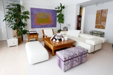 インテリア茶箱 in リビングルーム