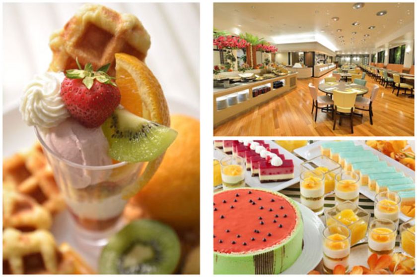 『山の日（8/11）』を記念し、
エトワール店内に『山盛り』が乱立！！
自分でカスタマイズ！「焼き立てワッフルの山盛りパフェ」
8月11日（金・祝）～13日（日）の3日間限定
