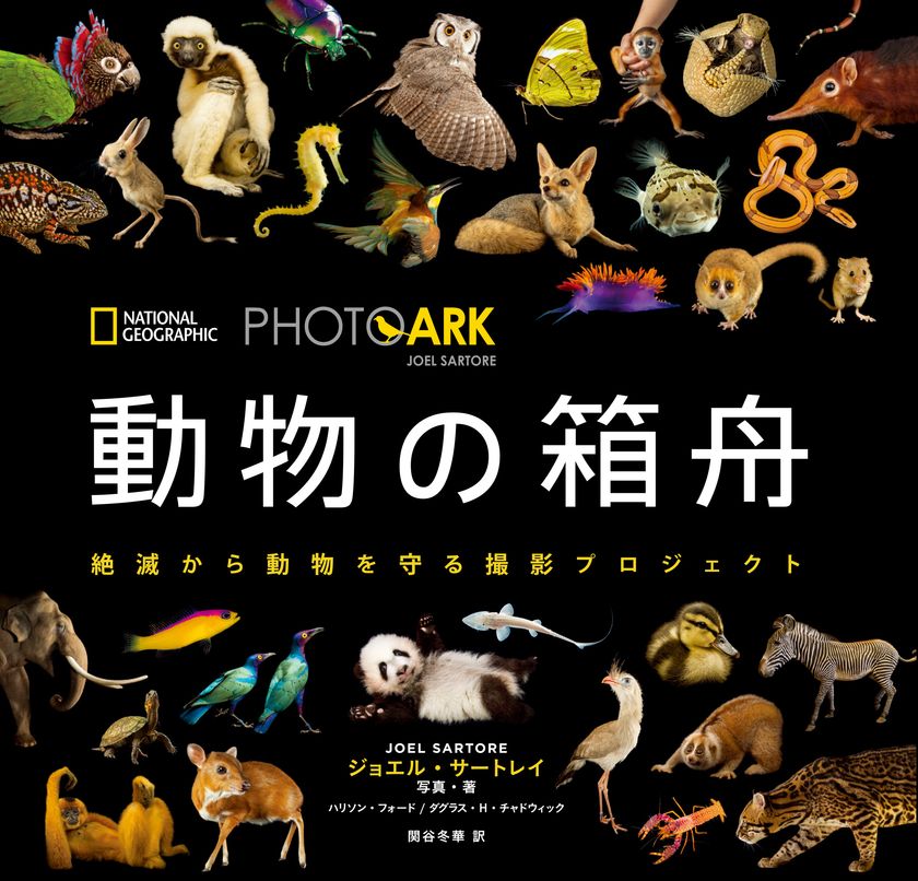 写真集『PHOTO ARK 動物の箱舟
絶滅から動物を守る撮影プロジェクト』
8月15日(火)発行