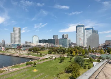 24,300平方メートルの広大な豊洲公園