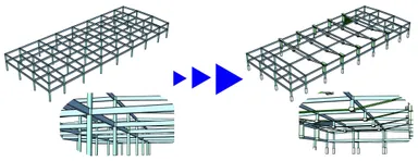 図- 1　張弦梁改造工法