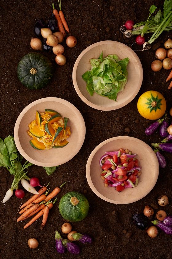 女性に嬉しい野菜たっぷりビュッフェ「三尺三寸箸」
秋の味覚が勢ぞろい!『秋のごちそう 収穫祭』
2017年8月25日(金)~10月31日(火) 全10店舗で展開