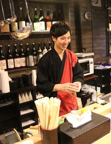 若くて気さくなスタッフ