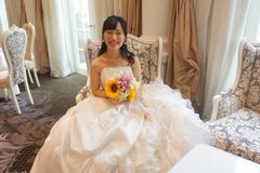 新婦役は学生が担当！