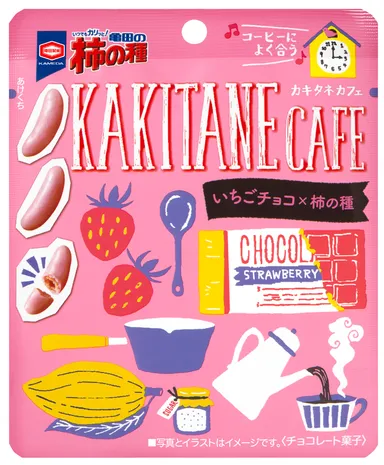 35g 亀田の柿の種 いちごチョコ