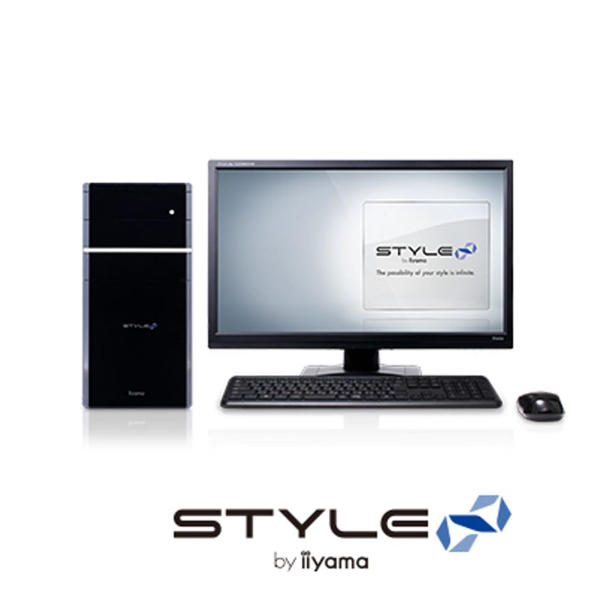 iiyama PC、「STYLE∞（スタイル インフィニティ）」より
第7世代インテル(R) Core(TM) i7プロセッサーを採用し、
大容量メモリとストレージを搭載したミニタワーパソコンを発売