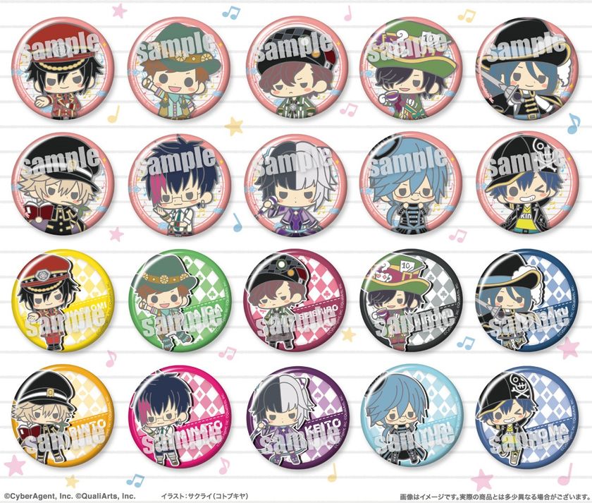 とまらない青春メドレー！「ボーイフレンド（仮）きらめき☆ノート」の缶バッジがサクライイラストにより発売決定！