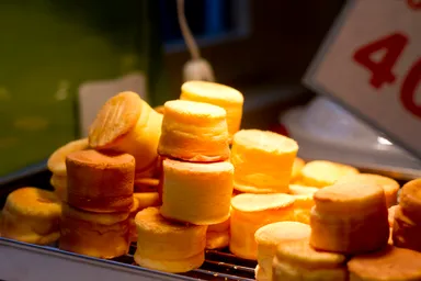 ふわふわの特注パンケーキ