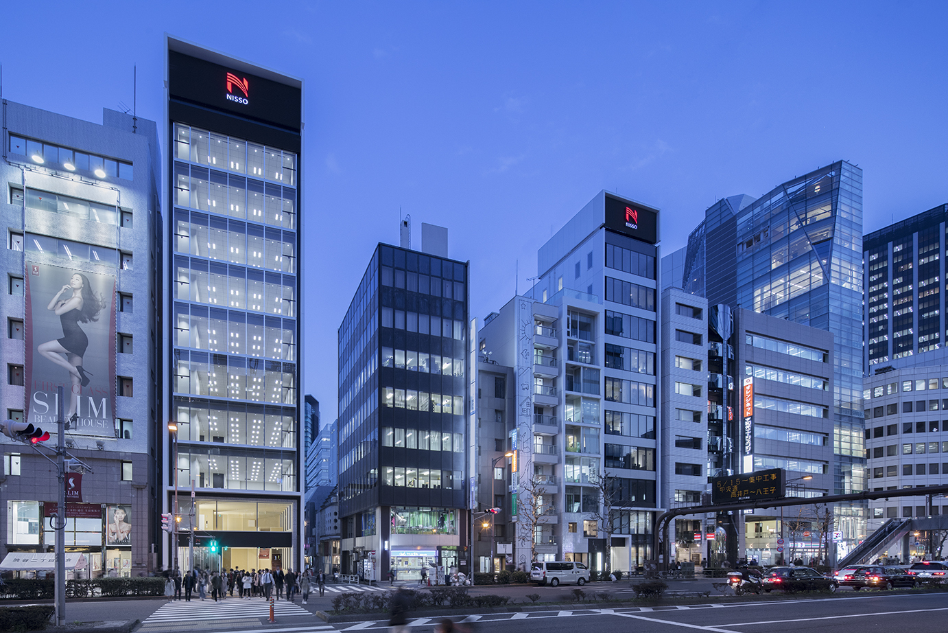 日総ビルディング 少数精鋭の成長企業向け制震オフィスビル「日総第25ビル」渋谷2丁目・青山通り沿いに誕生