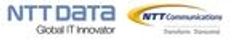 株式会社NTTデータ　NTTコミュニケーションズ株式会社のロゴ