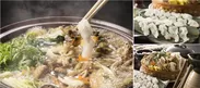 季節鍋料理「松茸と名残り鱧のしゃぶ鍋」
