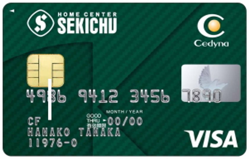 セディナ、セキチューと提携し、
「セキチューVisaカード」を発行