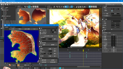 OPTPiX SpriteStudio Ver. 6.0 画面