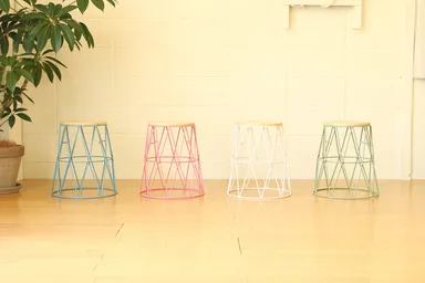 スタッキングワイヤースツール