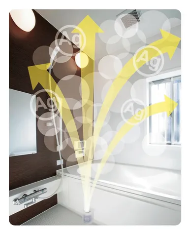 お風呂でくん煙(イメージ)