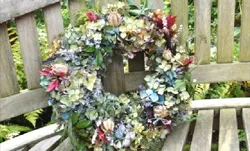 アジサイのリース（イメージ）