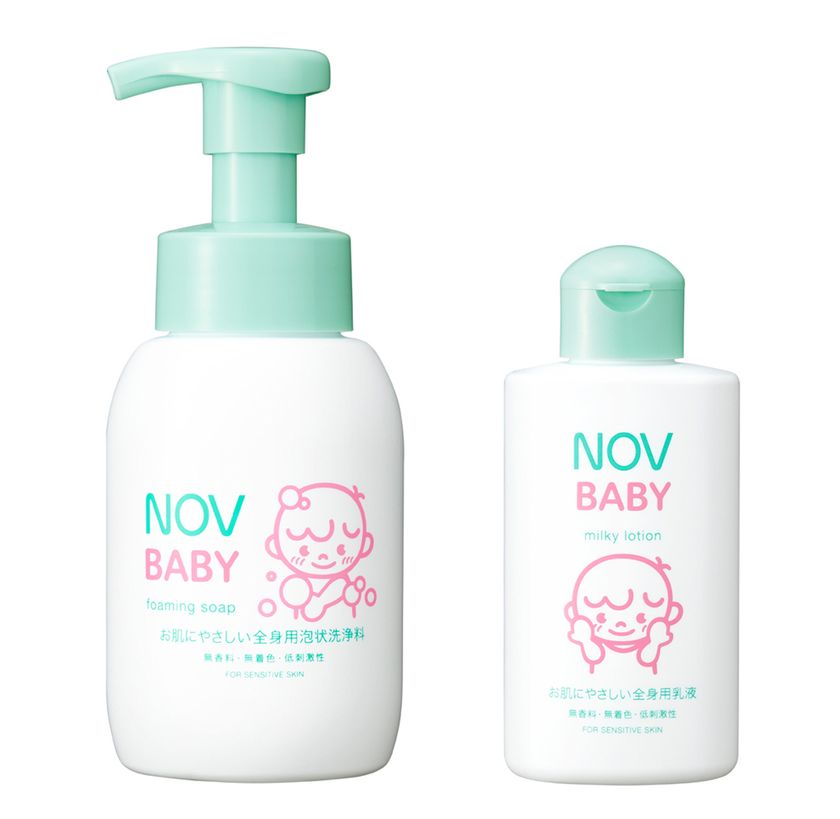 【10月5日】“0歳からのスキンケア*”
「ノブ　ベビーシリーズ」リニューアル発売