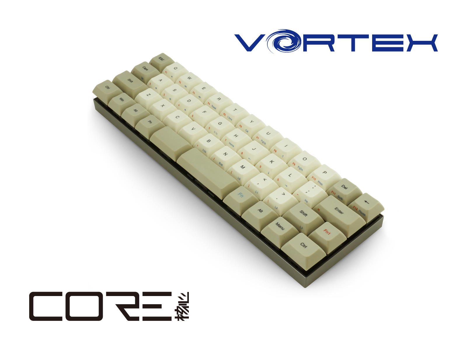 究極のミニマルデザイン40％メカニカルキーボード「Vortex CORE 47keys ...