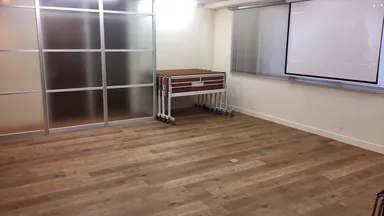 イベントスペースも完備(工事中)